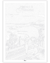 Poster Coloriage Mystère FRENCH RIVIERA "Le Balcon"