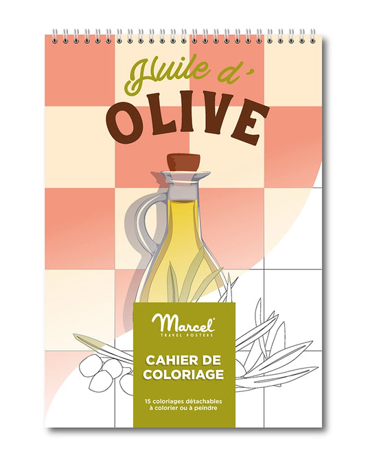 Carnet de Coloriage "Huile d'olive"