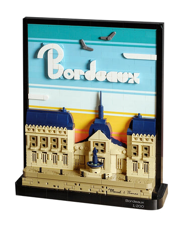 Bordeaux – Place de la Bourse · Artistic artwork created with LEGO® bricks (Limited edition – 200 copies) 