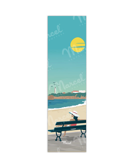 Marque-Page BIARRITZ "Vacances à la grande plage"