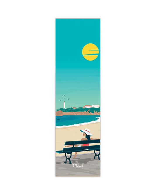 Marque-Page BIARRITZ "Vacances à la grande plage"