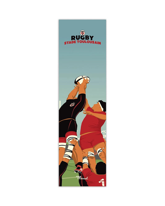 Marque-Page RUGBY Marcel x Stade Toulousain "La Touche"
