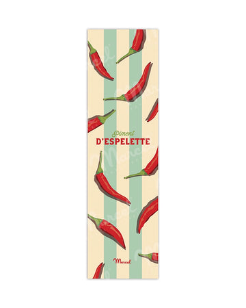 Marque-Page Travel Color "Piment d'ESPELETTE"