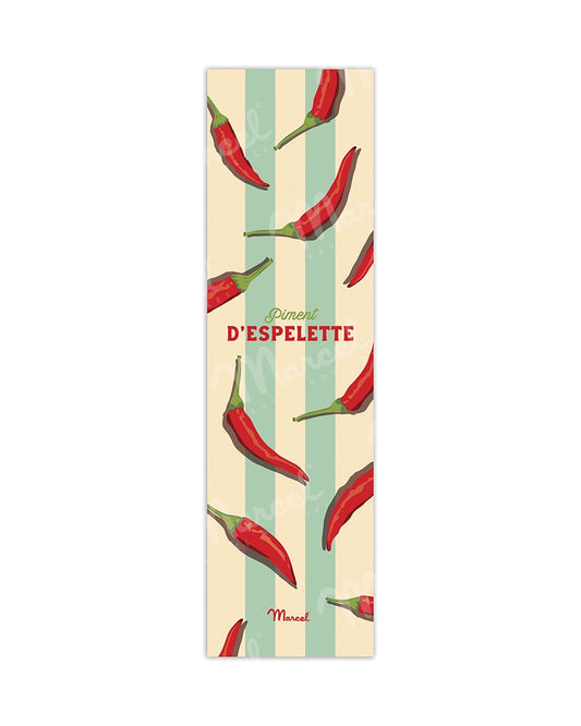 Marque-Page Travel Color "Piment d'ESPELETTE"