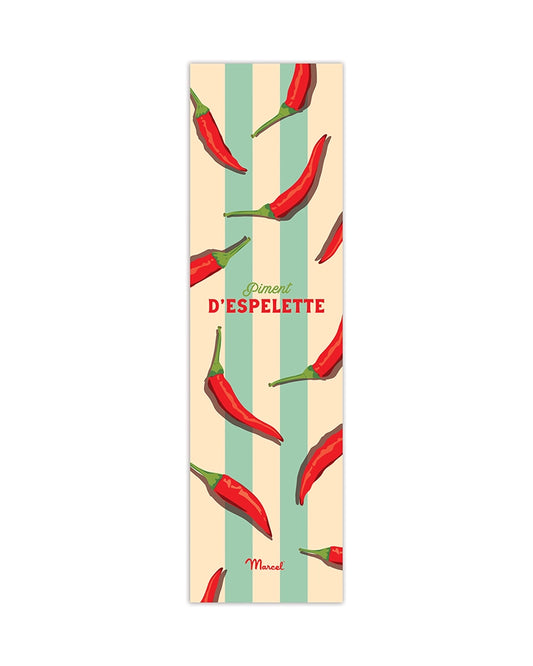 Marque-Page Travel Color "Piment d'ESPELETTE"