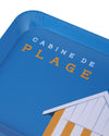 Petit Plateau de Cuisine TRAVEL COLOR "Cabine de Plage Jaune"