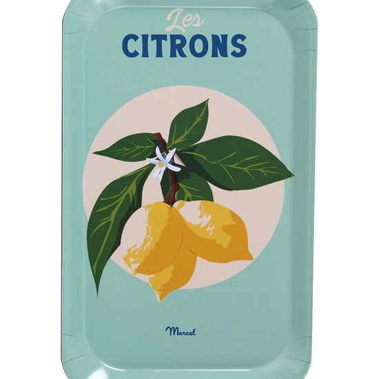 Petit Plateau de Cuisine Travel Color "Les Citrons"