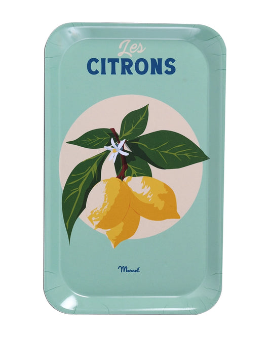 Petit Plateau de Cuisine Travel Color "Les Citrons"