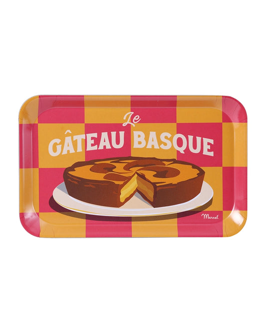 Petit Plateau de Cuisine Travel Color "Gâteau Basque"