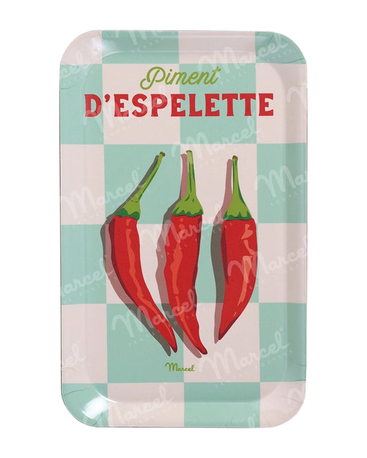 Petit Plateau de Cuisine TRAVEL COLOR "Piment d'Espelette"