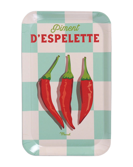 Petit Plateau de Cuisine TRAVEL COLOR "Piment d'Espelette"