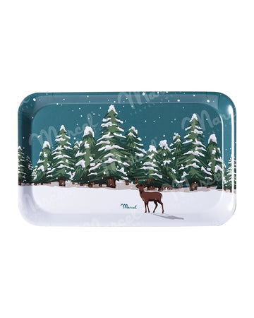 Petit Plateau de Cuisine Travel Color "Forêt de sapins"