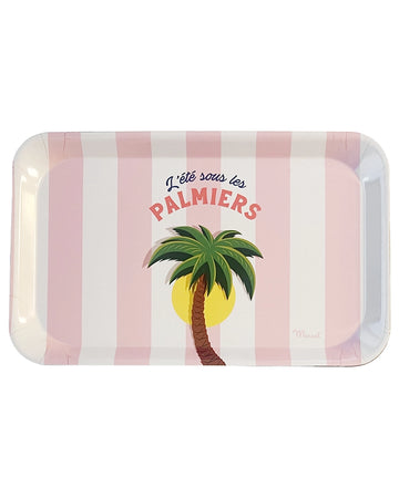 Petit Plateau de Cuisine Travel Color "Palmier"