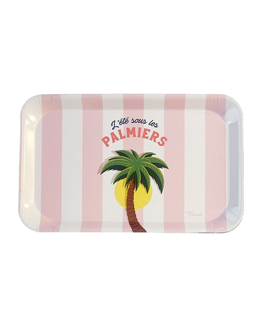 Petit Plateau de Cuisine Travel Color "Palmier"
