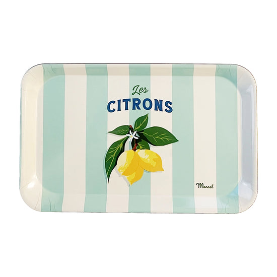 Petit Plateau de Cuisine Travel Color "Les Citrons"