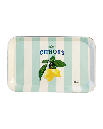 Petit Plateau de Cuisine Travel Color "Les Citrons"
