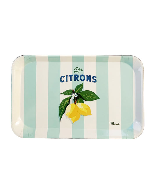 Petit Plateau de Cuisine Travel Color "Les Citrons"