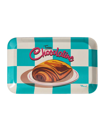 Small Travel Color Kitchen Tray "Team Chocolatine"