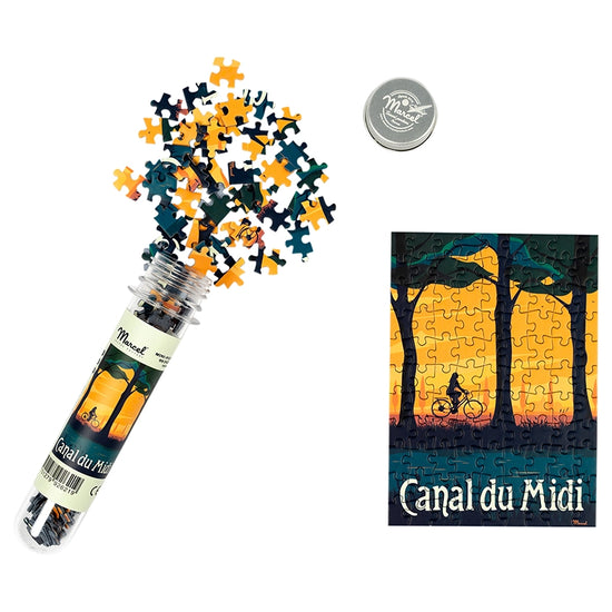 Mini-Puzzle CANAL DU MIDI "Le Vélo"