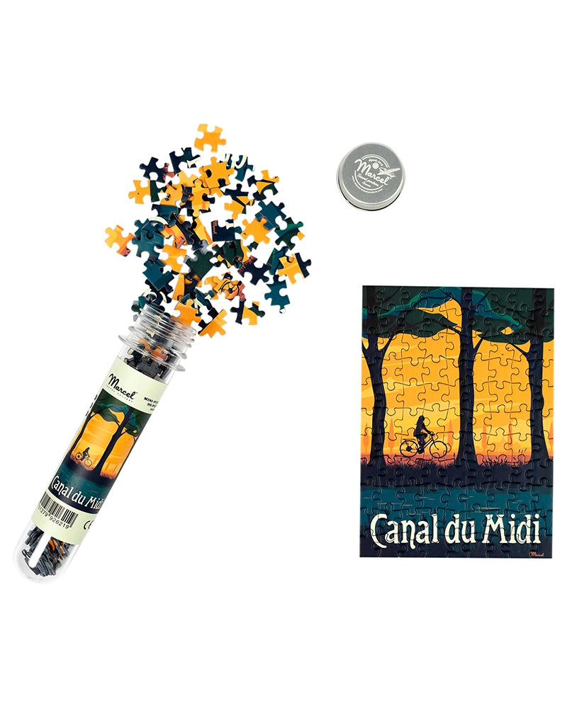 Mini-Puzzle CANAL DU MIDI "Le Vélo"