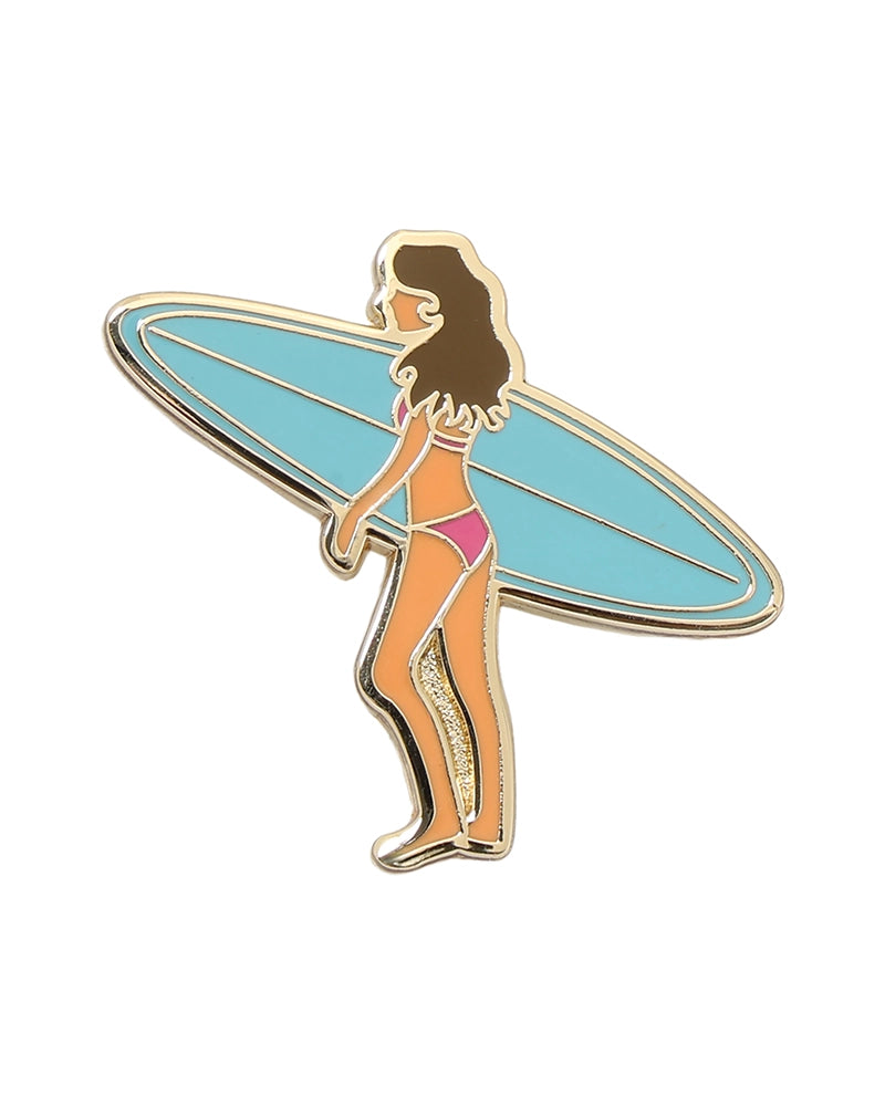 Pin's "Surfeuse"