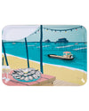 Arcachon Basin Kitchen Tray "Cabins and Oysters"