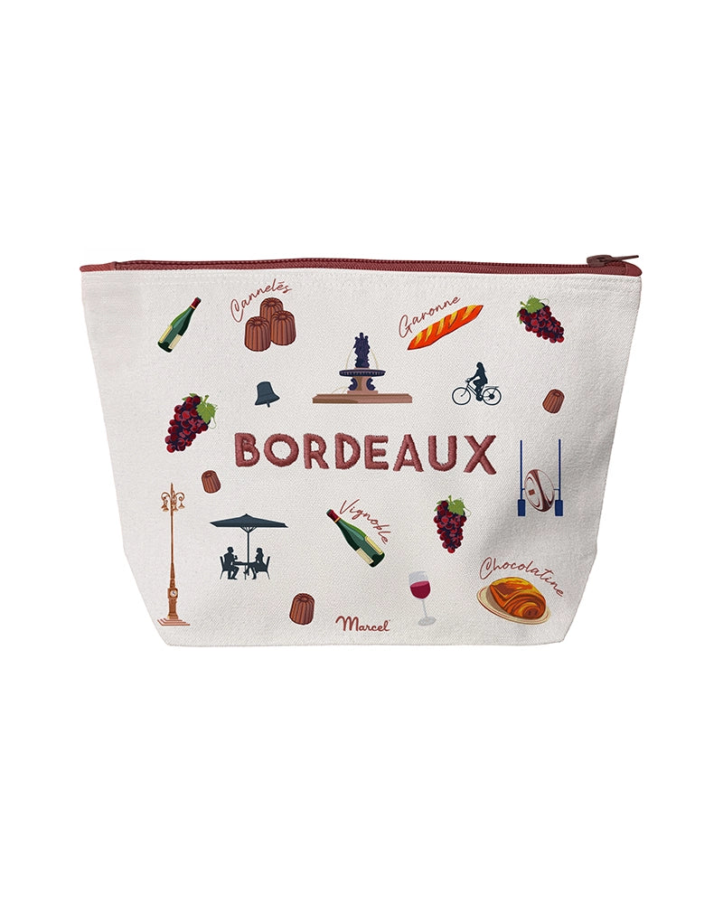 pochette bordeaux