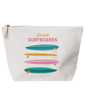 Pochette Travel Color "Famille Surfboards"