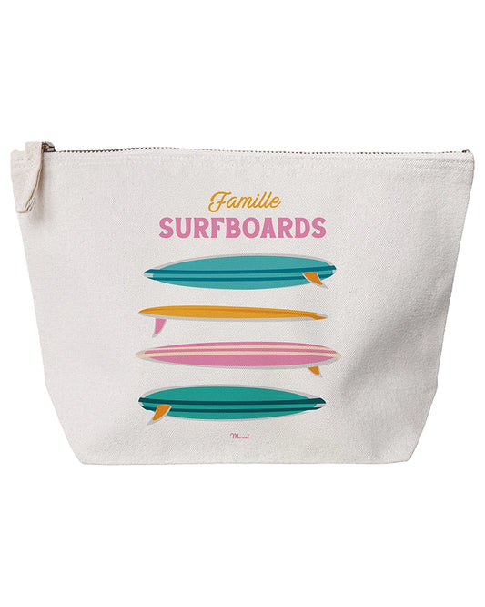 Pochette Travel Color "Famille Surfboards"