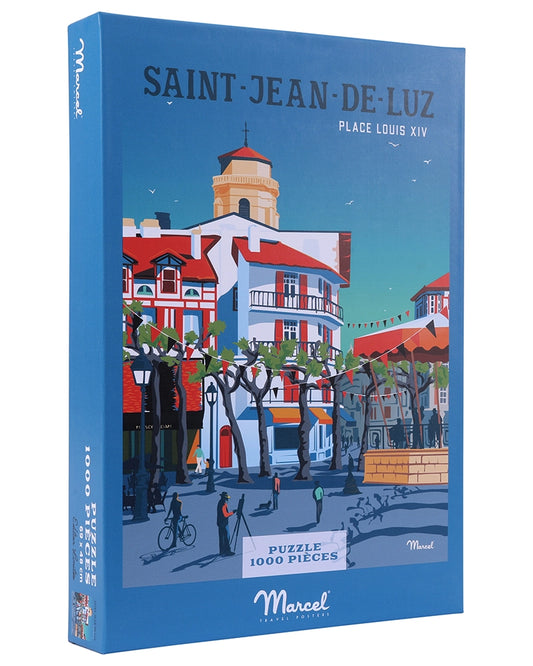 Puzzle SAINT-JEAN-DE-LUZ "Place Louis XIV"