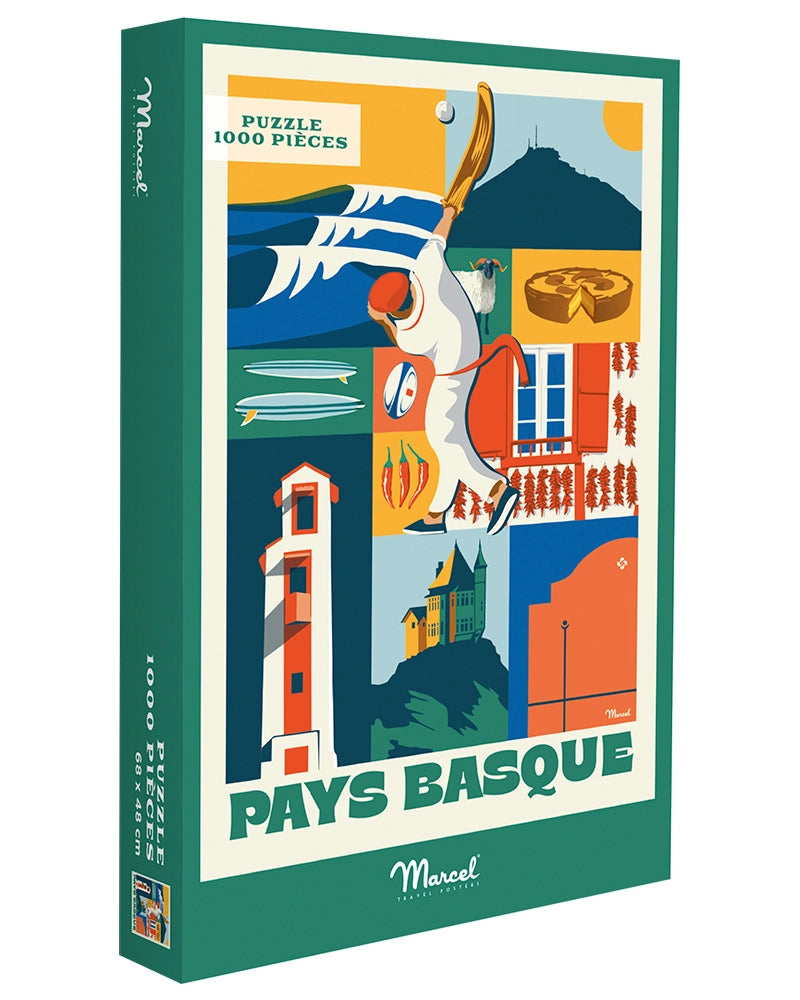 Puzzle City Color PAYS BASQUE