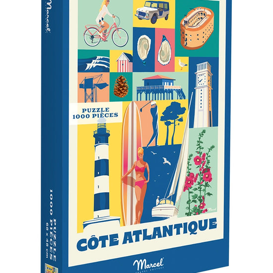Puzzle City Color COTE ATLANTIQUE