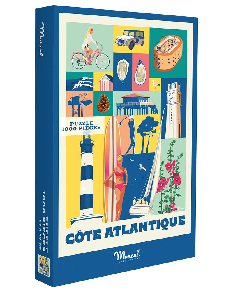 Puzzle City Color COTE ATLANTIQUE