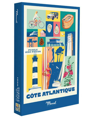 Puzzle City Color COTE ATLANTIQUE
