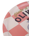 TRAVEL COLOR Round Kitchen Tray "Olive Oil"