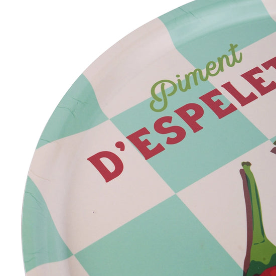 Plateau de Cuisine Rond TRAVEL COLOR "Piment d'Espelette"