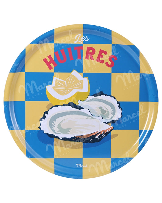 Plateau de Cuisine Rond TRAVEL COLOR "Huitres"