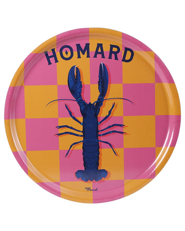 Plateau de Cuisine Rond TRAVEL COLOR "Homard"