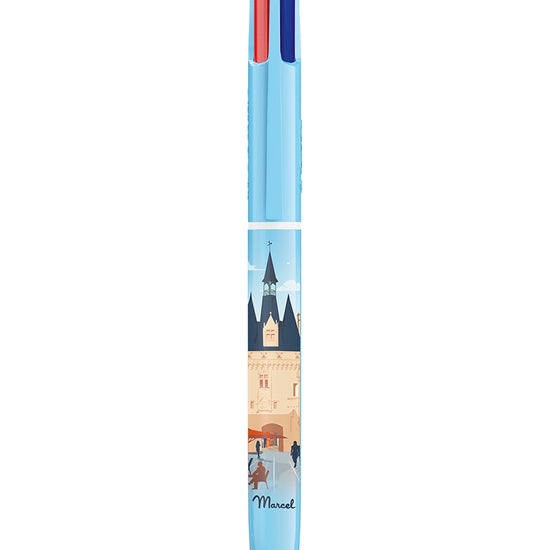 stylo bic bordeaux