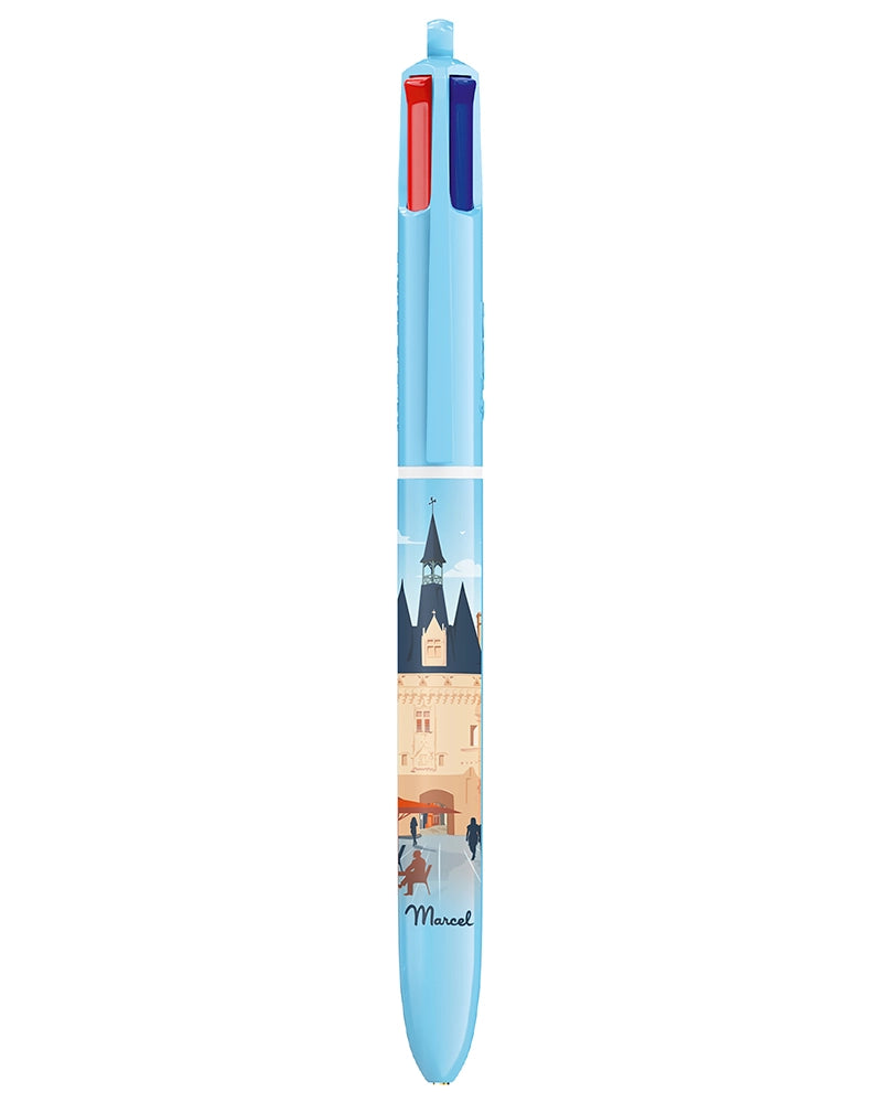 stylo bic bordeaux
