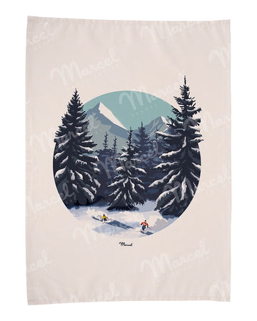 Torchon "Le paradis blanc"