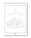 Carnet de Coloriage "Macarons de PARIS"