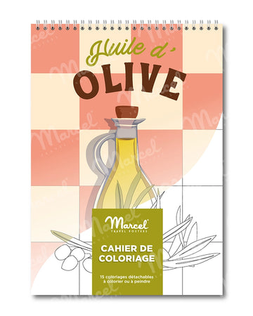 Carnet de Coloriage "Huile d'olive"