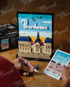 Tableau en briques BORDEAUX "Place de la Bourse"