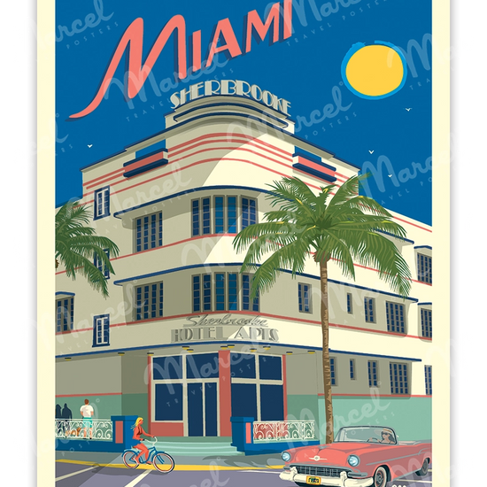 Miami voiture décapotable