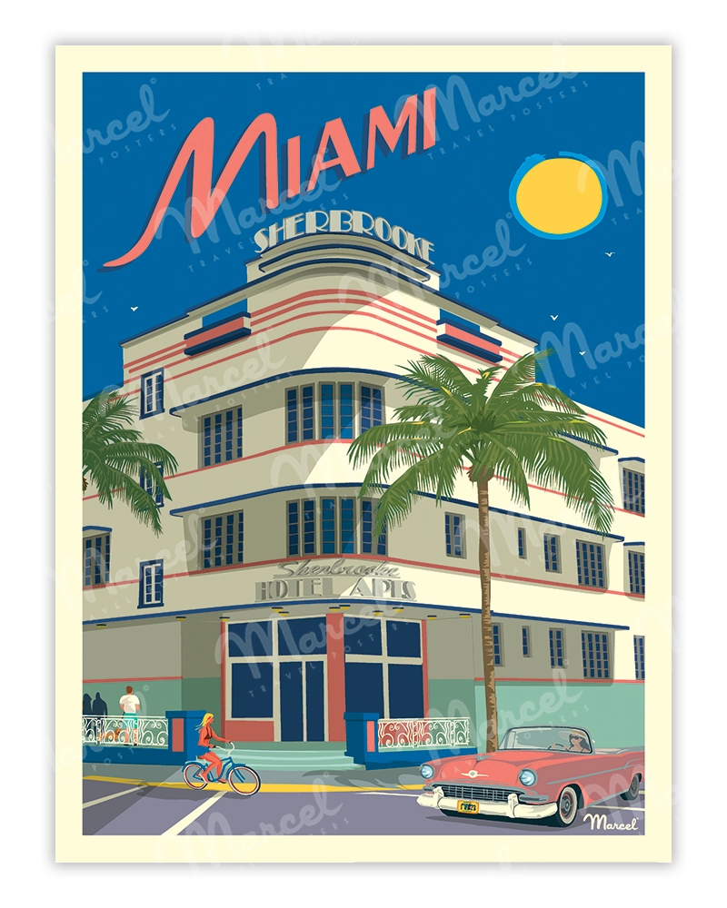 Miami voiture décapotable