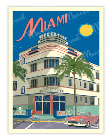 Miami voiture décapotable