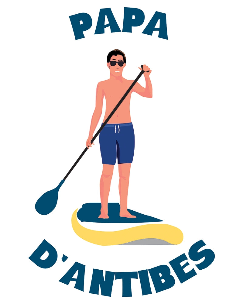 t-shirt papa d'antibes