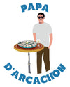 t-shirt papa arcachonnais