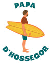 t-shirt papa d'hossegor